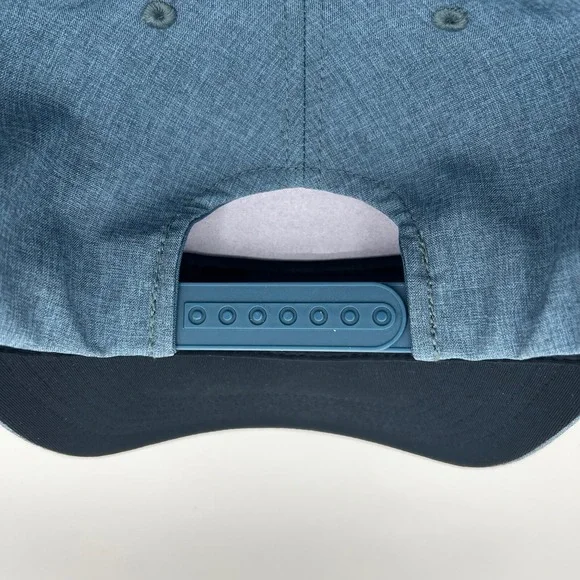 Flag & Anthem Snapback  Hat Blue One Size Adjustable Mesh Back 6 Panel - Picture 7 of 7